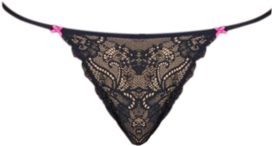 Zwart string Zwart string